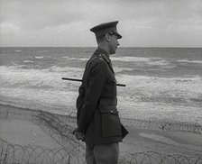 King George VI Looking Out to Sea, 1941. Creator: British Pathe Ltd.