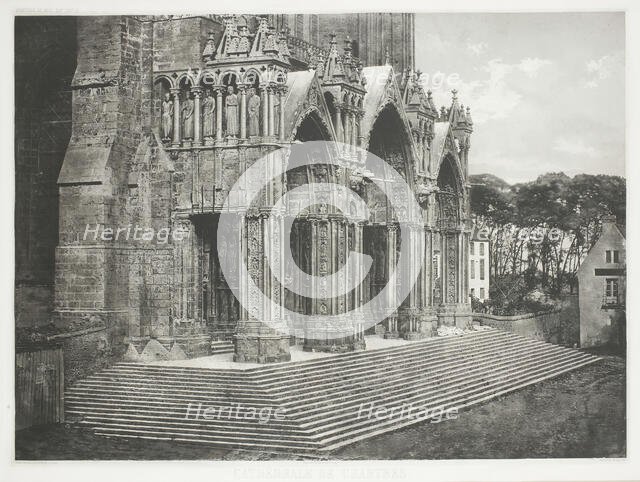 Cathedrale de Chartres, 1856 or 1857. Creator: Charles Nègre.