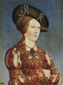 Portrait of Anne of Hungary and Bohemia, 1519. Creator: Hans Maler.