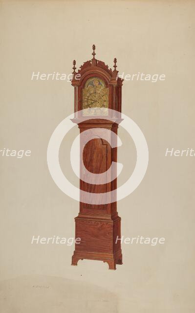 Tall Clock, c. 1939. Creator: Francis Borelli.
