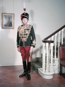 The Crown Equerry, Sir Dermot Kavanagh in the uniform of a Colonel of the 11th Hussars, 1952. Creator: Arthur Charles Kirby Ware.