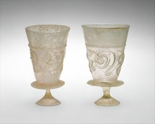 Goblet with Applied Decoration, Iran, 11th-early 12th century. Creator: Unknown.