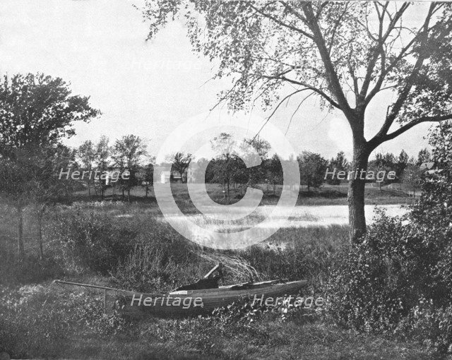 A Bay in Lac la Belle, Oconomowoc, Wisconsin, USA, c1900.  Creator: Unknown.