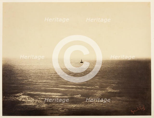 The Steamboat, 1856. Creator: Gustave Le Gray.