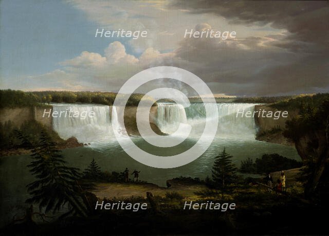 A General View of the Falls of Niagara, 1820. Creator: Alvan Fisher.