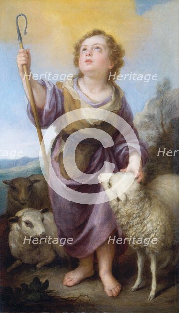The Good Shepherd, c1675-1682. Creator: Bartolomé Esteban Murillo.