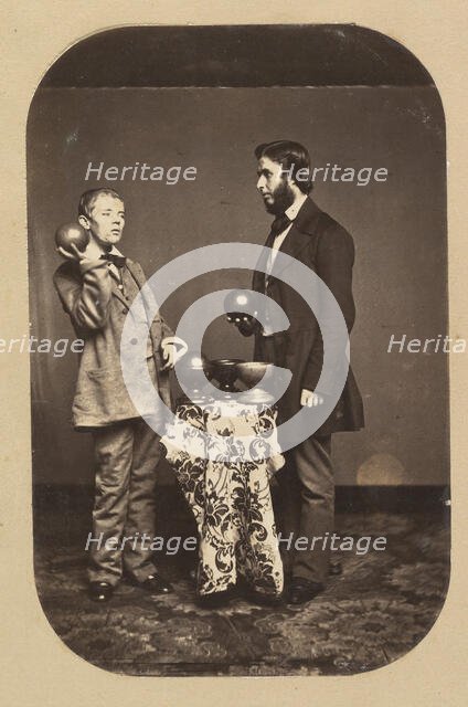 Dr. Joseph Parrish and an Idiot, ca. 1858. Creator: Frederick Gutekunst.