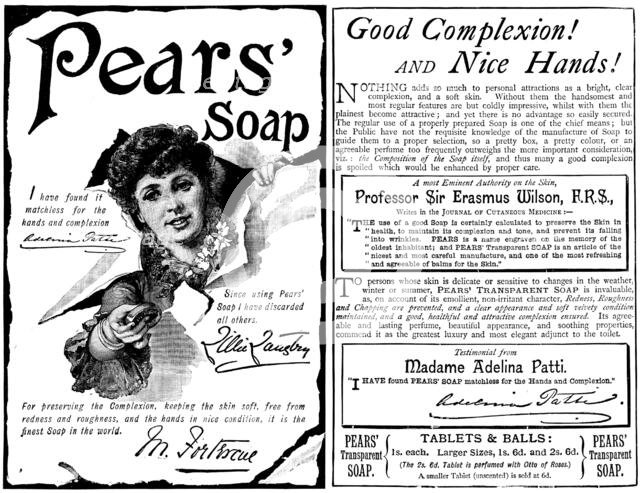 Advertisement for Pears’ Soap, 1890. Creator: Unknown.