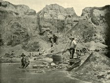'Gold Diggers at Work near Beechworth, Victoria', 1901. Creator: Unknown.