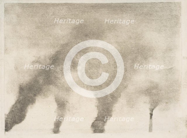 Factory Smoke, 1877-79. Creator: Edgar Degas.