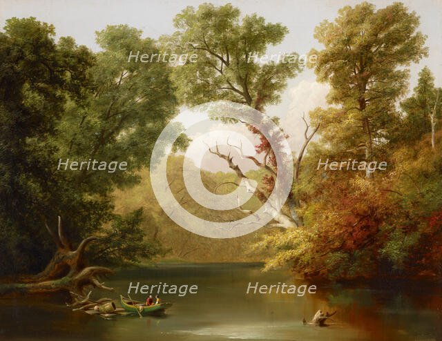 On the Pennypack, 1880. Creator: Russell Smith.
