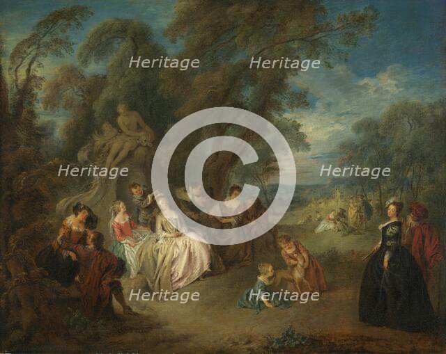 Fête Champêtre, c. 1730. Creator: Jean-Baptiste Pater.