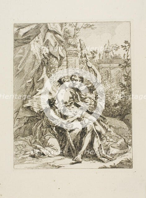 Hercules and Omphale, n.d. Creator: Johann Heinrich Tischbein.