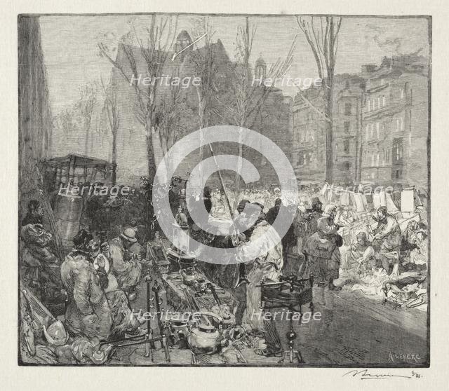 Marché à la Ferraille. Creator: Auguste Louis Lepère (French, 1849-1918).