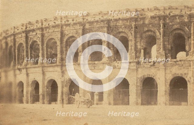 [Roman Theater at Nimes], 1867. Creator: Unknown.