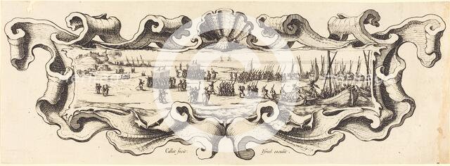 The Landing of the Troops, probably 1628/1631. Creator: Jacques Callot.