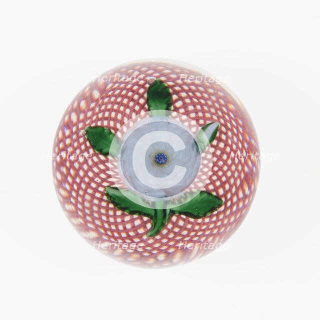 Paperweight, France, c. 1845/60. Creator: Saint-Louis Glassworks.