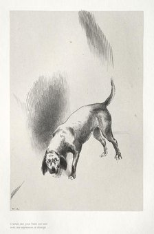 The Haunted House: He Kept His Eyes Fixed on Me with a Look so Strange, 1896. Creator: Odilon Redon (French, 1840-1916); Auguste Clot (French, 1858-1936).