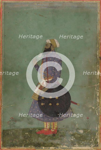 Portrait of a Prince, Mughal dynasty, 18th century. Creator: Unknown.