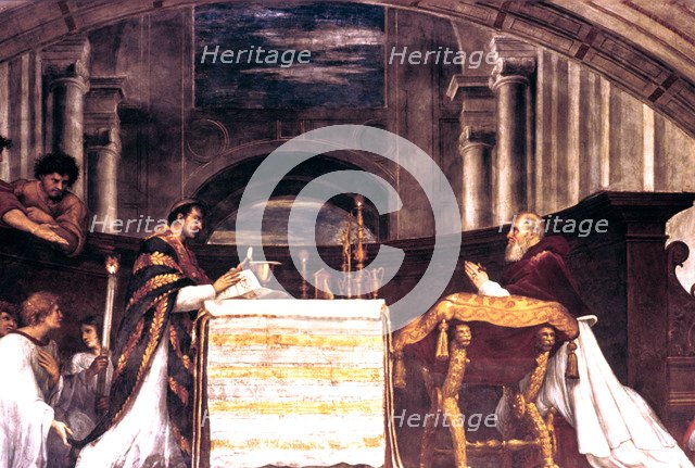 'The Mass at Bolsena detail', 1512. Artist: Raphael