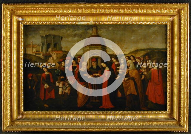 The Marriage of the Virgin, early 16th century. Creator: Monaldo Trofi.