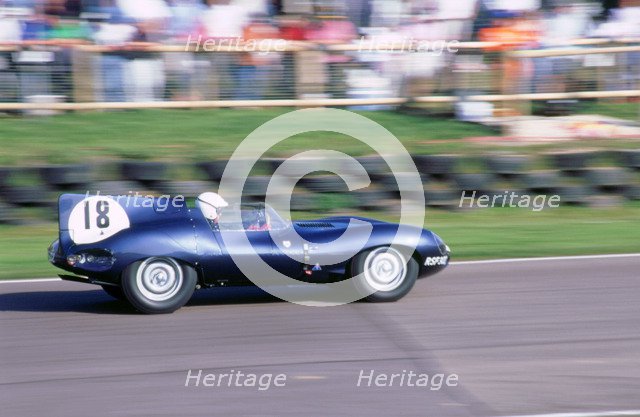 1998 Goodwood Revival meeting.Jaguar D type. Artist: Unknown.