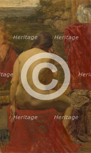 Model, 1890. Creator: Gustave Vanaise.