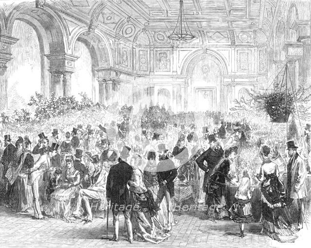 The Royal Horticultural Society's exhibition of Spring flowers, 1870. Creator: Unknown.