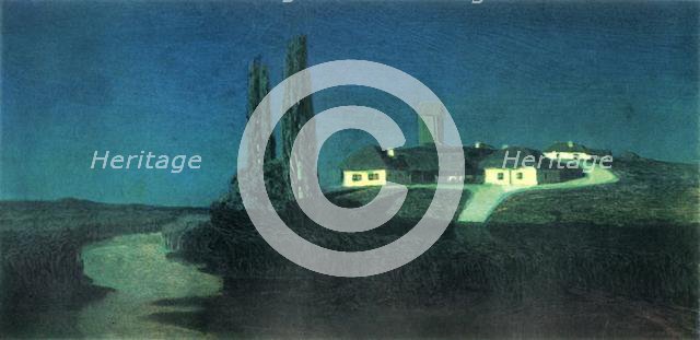 'Night in the Ukraine', 1876, (1965). Creator: Arkhip Ivanovich Kuindzhi.