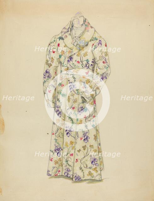 Dressing Gown, c. 1936. Creator: Sylvia DeZon.