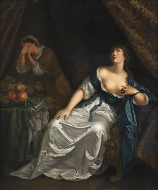 The Death of Cleopatra, 1813. Creator: Julie Lutken.