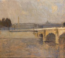 Seine at Paris, Pont de la Concorde, n.d. Creator: Frank Edwin Scott.