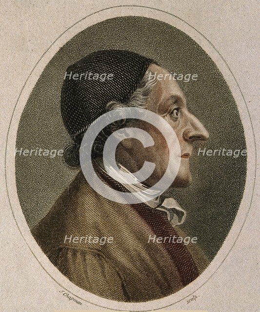 Portrait of the poet and physiognomist Johann Kaspar Lavater (1741-1801), 1813.