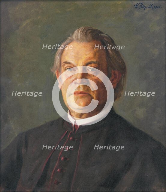 Portrait of Msgr. Kolíska, 1928. Creator: Stefan Polkorab.