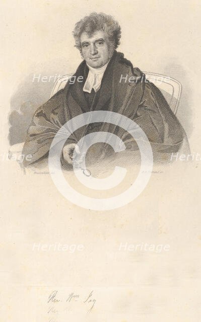 Rev. William Jay, 1823. Creator: Asher Brown Durand.