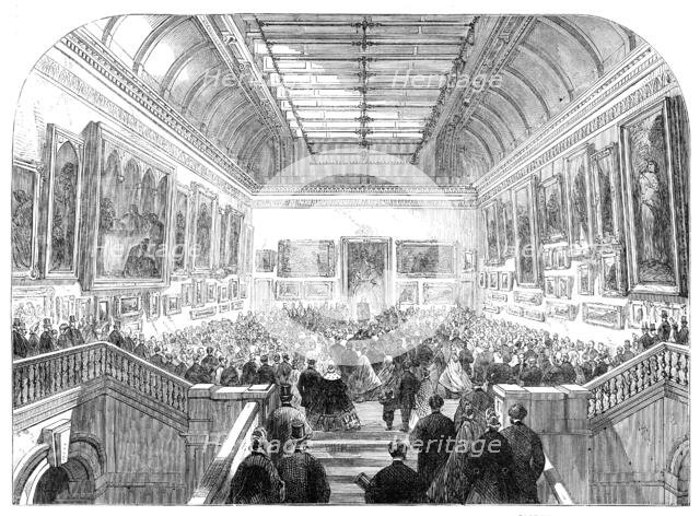 His Excellency the Earl of Carlisle opening the National Gallery of Ireland, 1864. Creator: Unknown.