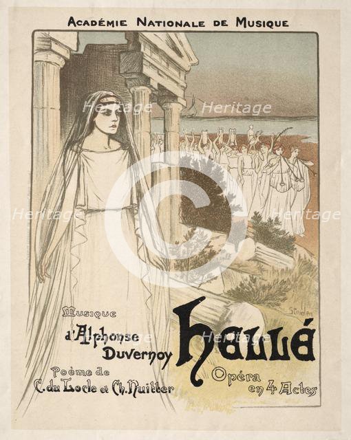 Hellé - Opéra en 4 actes, 1896. Creator: Théophile Alexandre Steinlen (Swiss, 1859-1923).