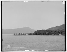 Silver Bay Hotel and grounds, Lake George, N.Y., c1906. Creator: Unknown.