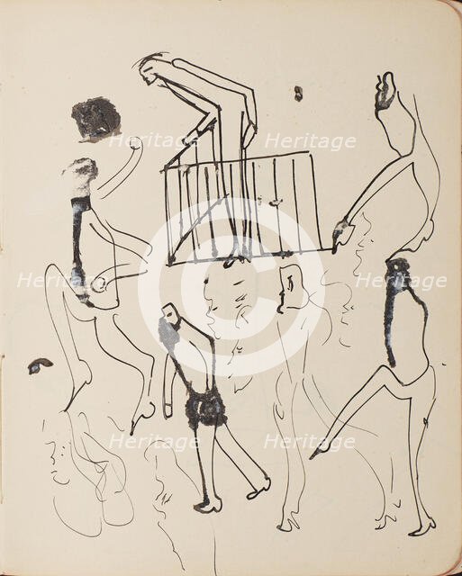 From the Black Notebook, ca 1923. Creator: Kafka, Franz (1883-1924).