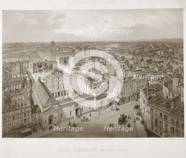 Lycee Bonaparte, Paris, 1867. Artist: Anon