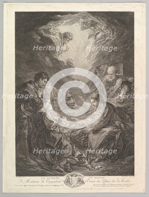 The Light Of The World, 1761. Creator: Etienne Fessard.