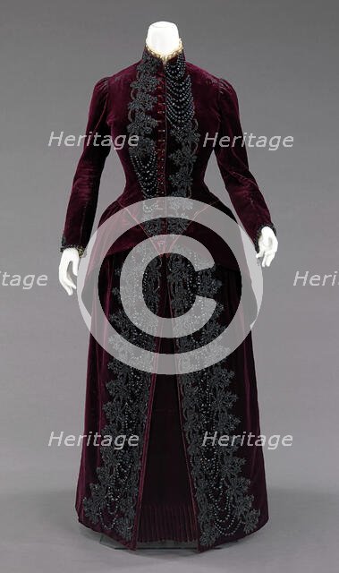 Ensemble, American, ca. 1885. Creator: Mme. Uoll Gross.