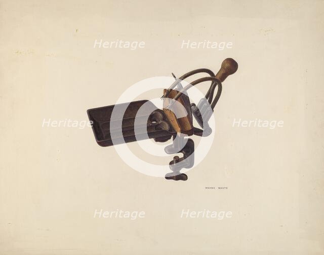 Cherry Pitter, 1935/1942. Creator: Wayne White.