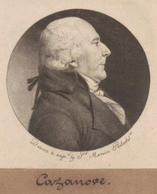 Théophile Cazanove, 1799. Creator: Charles Balthazar Julien Févret de Saint-Mémin.