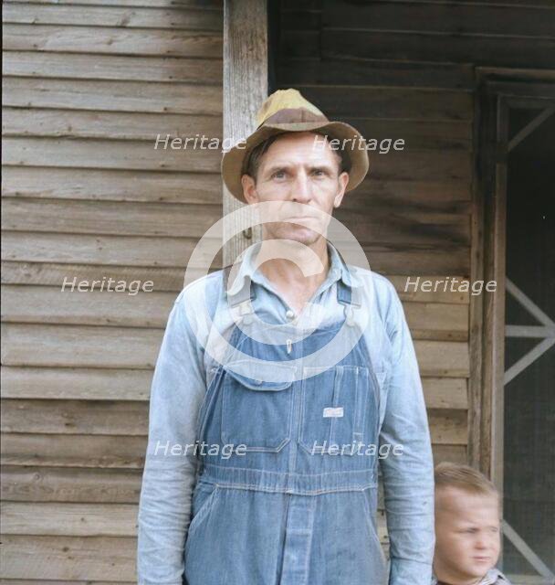 Tobacco sharecropper, Person County, North Carolina, 1939. Creator: Dorothea Lange.