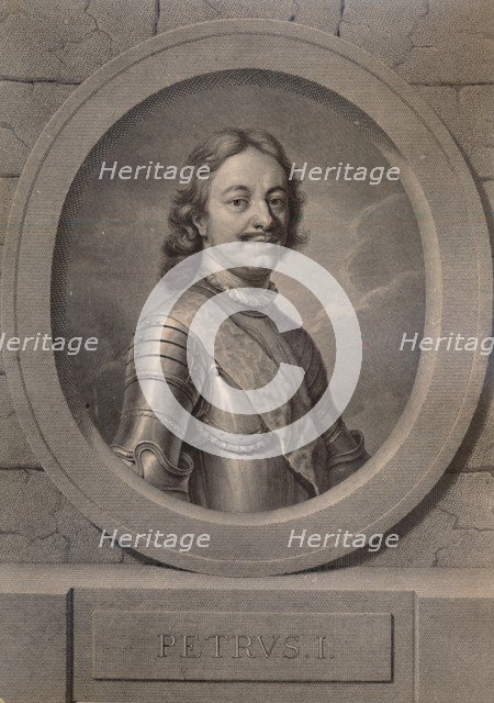 Peter the Great, Tsar of Russia, 18th century (1894). Artist: Johann Friedrich Bause.