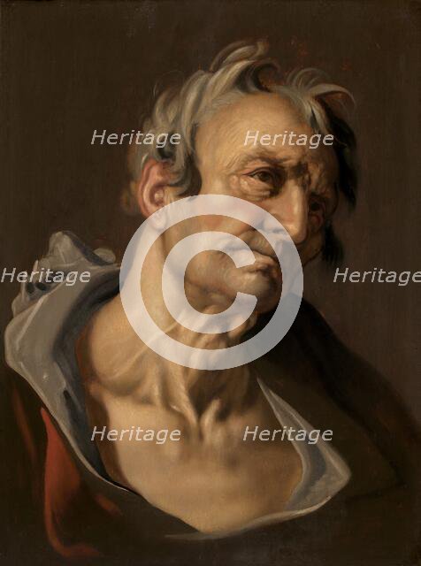 Head of an Old Man, late 16th-early 17th century. Creator: Abraham Bloemaert.