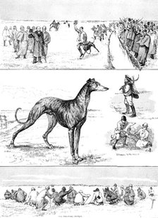 Sketches at the Waterloo Cup Meeting, 1890. Creator: Unknown.