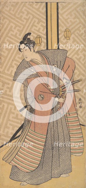 The Third Segawa Kikunojo in the Role of Oboshi Rikiya, 1787. Creator: Katsukawa Shunko.