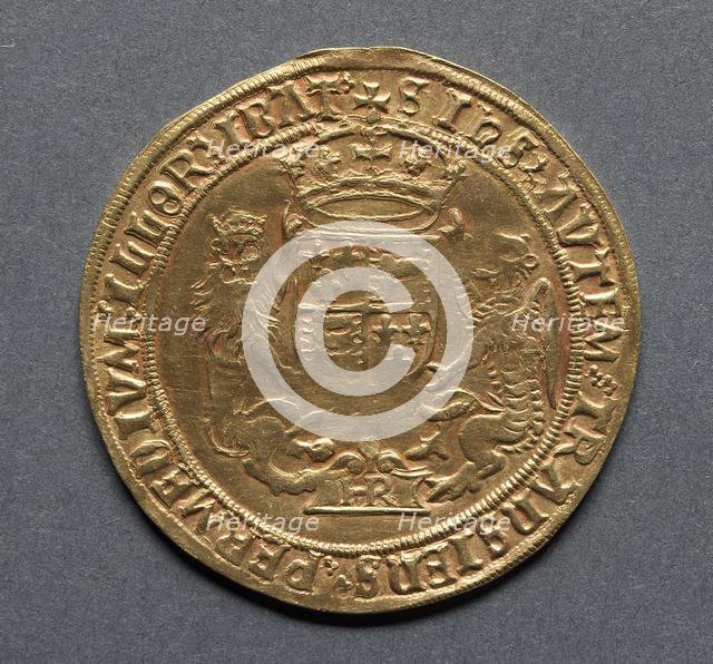 Sovereign (reverse), 1544-1547. Creator: Unknown.